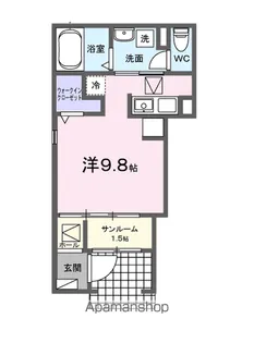 ポルトフィーノ AY【1階】の間取り